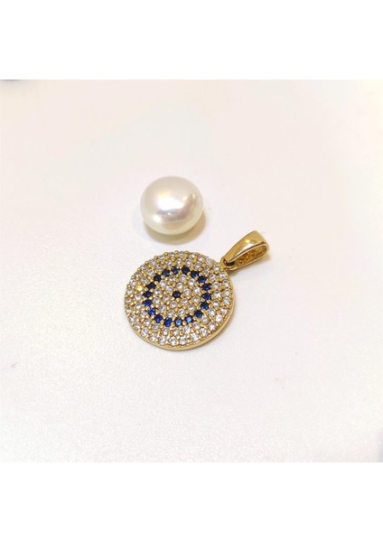 Göz Kolye 14 Ayar Altın HD VİDEOLU