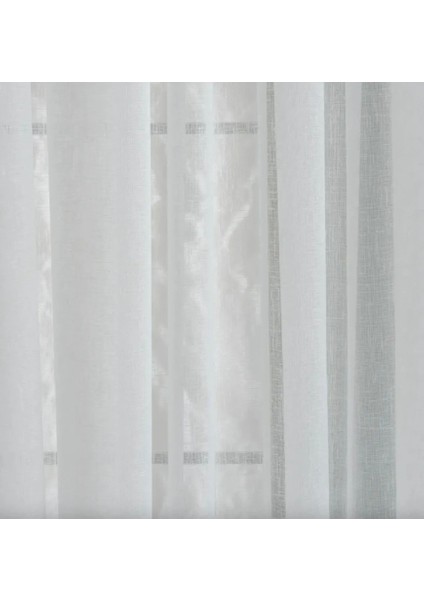 Boutique Curtain Keten Rustik Tül Perde Pilesiz