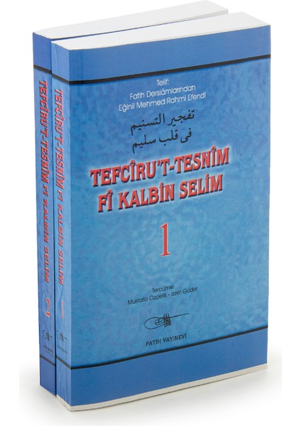 Tefciru't Tesnim Fi Kalbin Selim Sohbet Kitabı 2 Cilt Takım