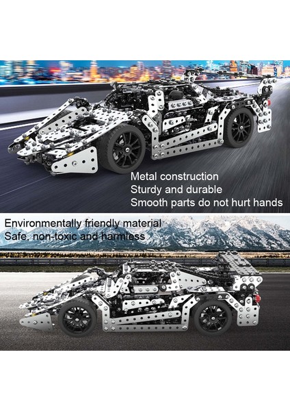 Embly Metal Araba Mod Intlıgence El Yapımı Embly Oyuncak Yarışı Araba (Yurt Dışından)