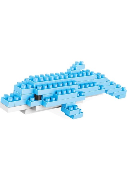 Dolphin Desen Yapı Bloğu Embled Oyuncaklar (Yurt Dışından)