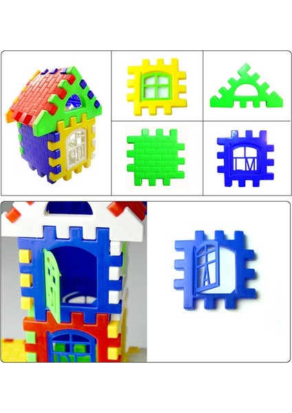10 Set Çocuk Eğitim Yapı Taşları Diy Oyuncaklar 10 Set Blok (Yurt Dışından)