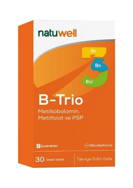 B-Trio Dilaltı Tablet 30 Adet