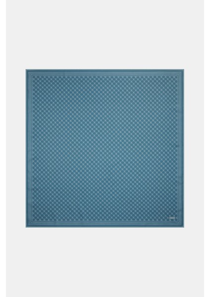 Twill Ipek Eşarp - Özel Seri - Gök Mavi