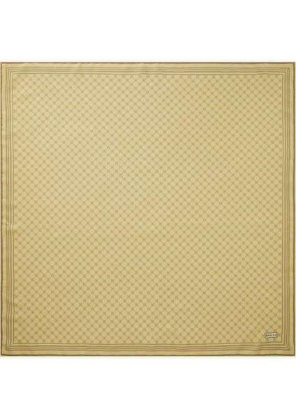 Twill Ipek Eşarp - Özel Seri - Sarı