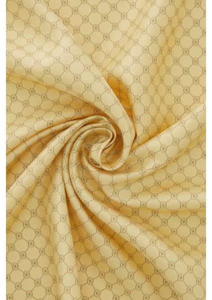 Twill Ipek Eşarp - Özel Seri - Sarı