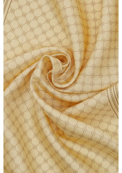Twill Ipek Şal - Özel Seri - Sarı