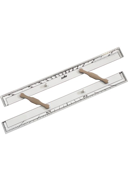 Paralel Cetvel 45cm Harita Cetveli Sdm