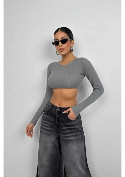 Basic Crop Triko Bluz fiyatları