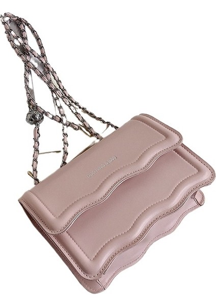 Kadınların Küçük Kare Omuz Çantası Crossbody Çantası (Yurt Dışından)