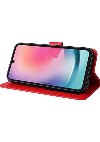 Samsung Galaxy A25 5g Deri Cüzdan Flip Stant Koruyucu Telefon Kapağı (Yurt Dışından)