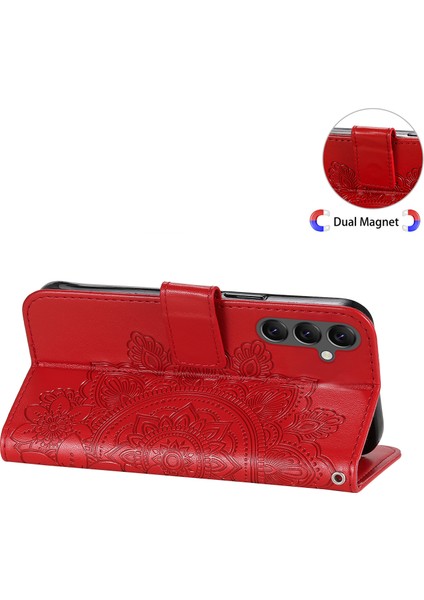 Samsung Galaxy A25 5g Cüzdan Pu Deri + Tpu Anti-Fall Telefon Kapağı (Yurt Dışından)