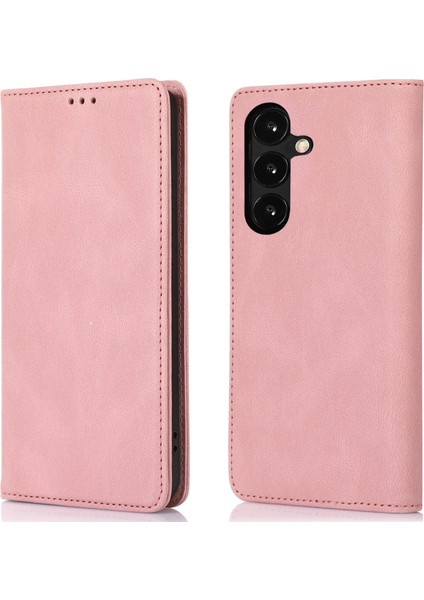 Cool-M Case Samsung Galaxy A05S 4g Çizgiye Karşı Çizelge Anti-Slatch Telefon Kabuğu Manyetik Stand Pu Deri Cüzdan Kapağı (Yurt Dışından)