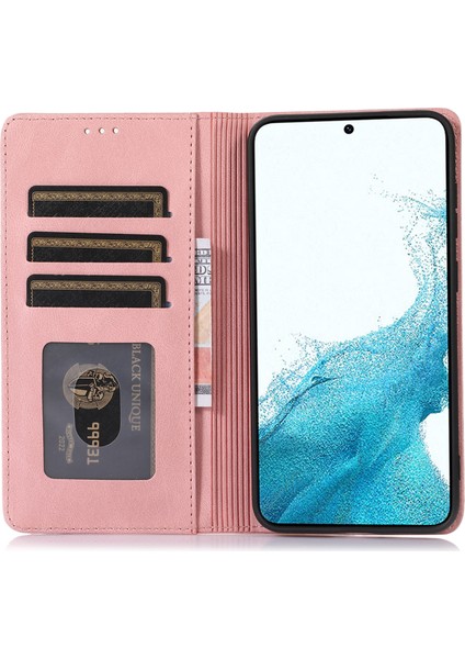 Cool-M Case Samsung Galaxy A05S 4g Çizgiye Karşı Çizelge Anti-Slatch Telefon Kabuğu Manyetik Stand Pu Deri Cüzdan Kapağı (Yurt Dışından)