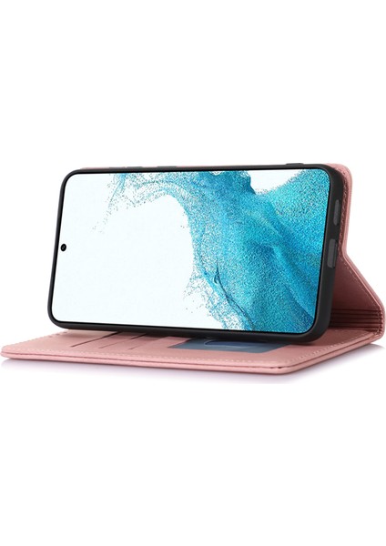 Cool-M Case Samsung Galaxy A05S 4g Çizgiye Karşı Çizelge Anti-Slatch Telefon Kabuğu Manyetik Stand Pu Deri Cüzdan Kapağı (Yurt Dışından)