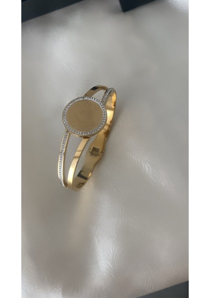 Çelik Altın Kaplama Kelepçe Bileklik fiyatları