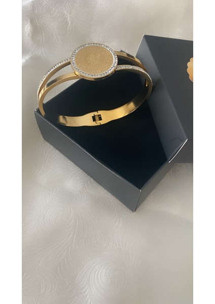 Çelik Altın Kaplama Kelepçe Bileklik indirimleri