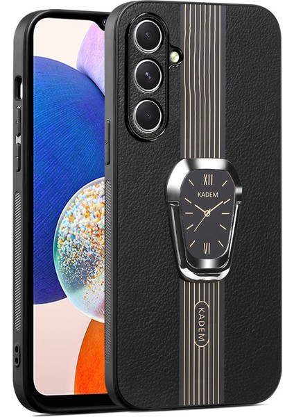 Cool-M Case Samsung Galaxy A15 5g Elektrokaplatma Anti-Drop Pu+Tpu+Kickstand ile Akrilik Telefon Kapağı (Yurt Dışından)