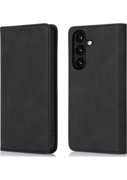 Samsung Galaxy A05S 4g Çizgiye Karşı Çizelge Anti-Slatch Telefon Kabuğu Manyetik Stand Pu Deri Cüzdan Kapağı (Yurt Dışından)