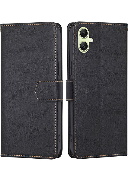 Cool-M Case Samsung Galaxy A05 4g Rfıd Engelleyen Telefon Stand Cüzdan Kapağı (Yurt Dışından)