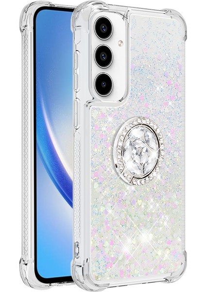 Samsung Galaxy A35 5g Tpu Kılıf Yüzen Payetler Kickstand Kapak (Yurt Dışından) modelleri