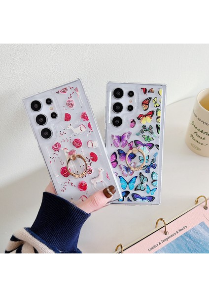 Samsung Galaxy S24 Ultra Kickstand Tpu Hava Yastığı Telefon Kapağı (Yurt Dışından) indirimleri