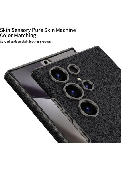 Samsung Galaxy S24 Ultra Pc+Pu Kılıf Cilt Dokunuşlu Ince Telefon Kapağı (Yurt Dışından) modelleri