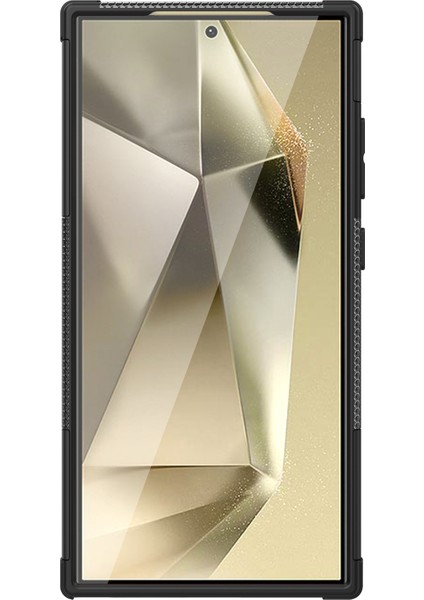 Samsung Galaxy S24 Ultra Pc+Tpu Lastik Dokusu Kickstand Telefon Kılıfı (Yurt Dışından) fırsatları
