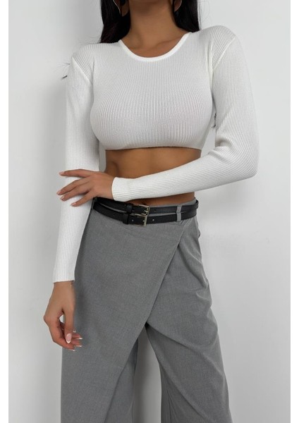 Basic Crop Triko Bluz fiyatları