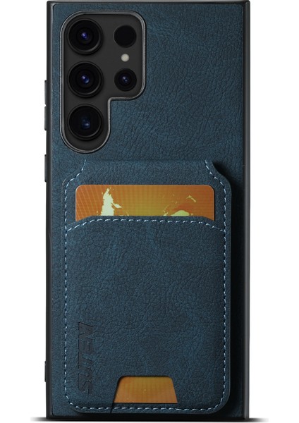 Samsung Galaxy S24 Ultra Kart Yuvaları Telefon Kickstand Kapağı (Yurt Dışından)