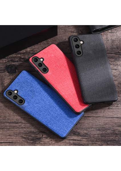 Samsung Galaxy A35 5g Kumaş Dokulu Sert Pc Telefon Arka Kapak (Yurt Dışından)