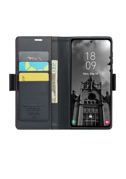 Samsung Galaxy A55 5g Manyetik Telefon Kılıfı Rfıd Engelleme Folyosu Stand Kapağı (Yurt Dışından) fiyatları