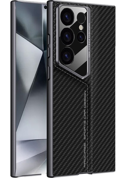 Samsung Galaxy S24 Ultra Ince Kılıf Pu Kapaklı Pc Cep Telefonu Kılıfı (Yurt Dışından)