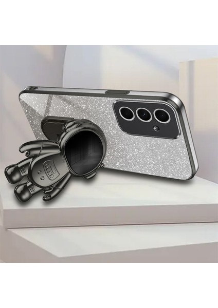 Samsung Galaxy A55 5g Darbeye Dayanıklı Astronot Kickstand Pc + Tpu Çizilmez Telefon Kapağı (Yurt Dışından) fiyatları