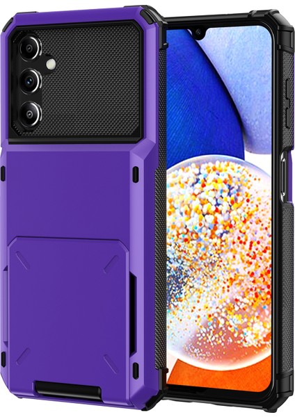 Samsung Galaxy A35 5g Kart Tutucu Pc+Tpu Hibrit Koruyucu Kapak (Yurt Dışından)