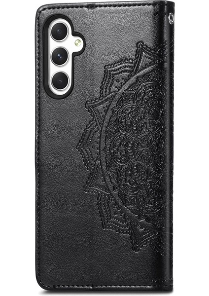 Samsung Galaxy A35 5g Çiçekli Pu Deri+Tpu Telefon Kılıfı (Yurt Dışından)