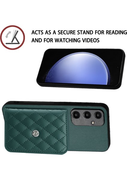 Samsung Galaxy A55 5g Darbeye Dayanıklı Kılıf Rfıd Engelleme Kickstand Telefon Kapağı (Yurt Dışından) indirimleri