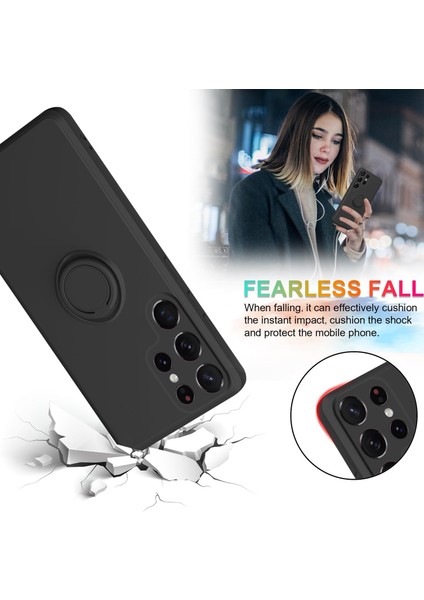 Samsung Galaxy S24 Ultra Halka Tutucu Kickstand Telefon Kılıfı Kayışlı (Yurt Dışından) fırsatları