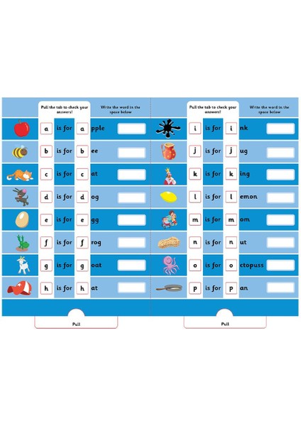 Lets Learn The Alphabet Pull The Tabs