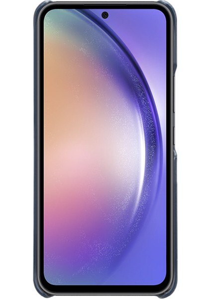 Samsung Galaxy A35 5g Pu Deri + Pc Cep Telefonu Kapağı Buzağı Dokulu Kılıf (Yurt Dışından)