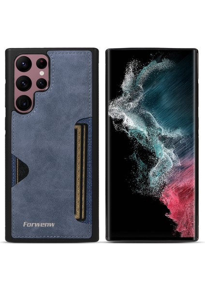 Samsung Galaxy S24 Ultra Telefon Kılıfı Pu Deri + Tpu Kart Tutucu Arka Kapak (Yurt Dışından) indirimleri