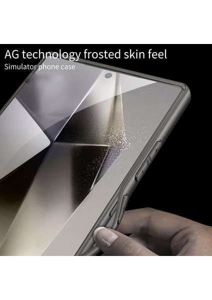 Samsung Galaxy S24 Ultra Skin-Touch Ag Buzlu Sert Pc Telefon Koruyucu (Yurt Dışından) modelleri