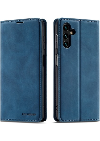 Samsung Galaxy A35 5g Standı Cüzdan Pu Deri Telefon Kapağı Anti-Damla Kılıf (Yurt Dışından)