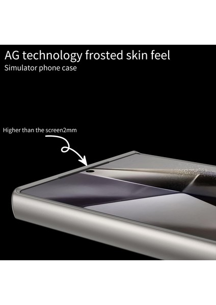 Samsung Galaxy S24 Ultra Skin-Touch Ag Buzlu Sert Pc Telefon Koruyucu (Yurt Dışından) indirimleri