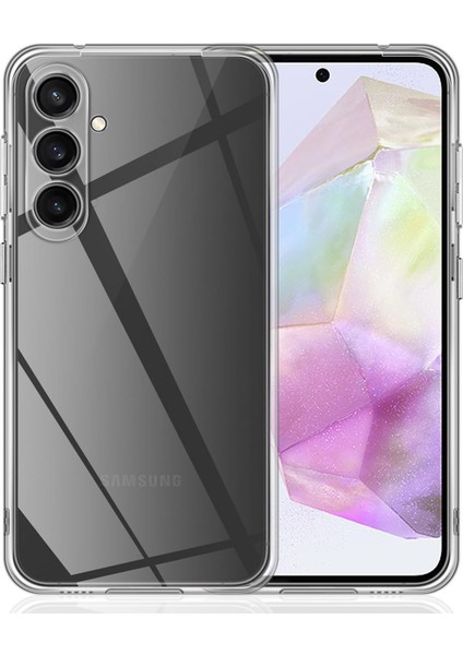 Samsung Galaxy A35 5g Telefon Kılıfı Parmak Izi Tutmayan Şeffaf Tpu Arka Kapak (Yurt Dışından)