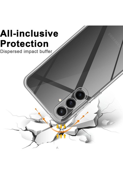 Samsung Galaxy A35 5g Telefon Kılıfı Parmak Izi Tutmayan Şeffaf Tpu Arka Kapak (Yurt Dışından)