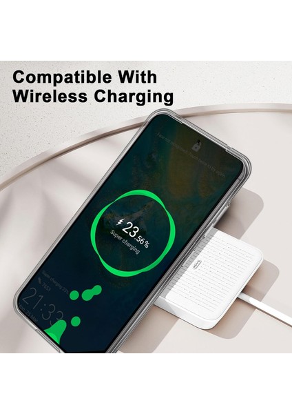 Samsung Galaxy A35 5g Telefon Kılıfı Parmak Izi Tutmayan Şeffaf Tpu Arka Kapak (Yurt Dışından)