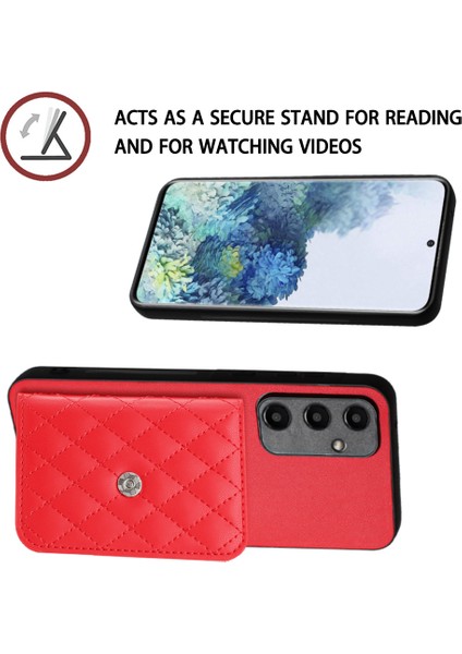 Samsung Galaxy A35 5g Kart Yuvaları Kılıfı Rfıd Engelleme Kickstand Telefon Kapağı (Yurt Dışından) fırsatları