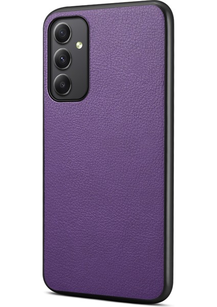 Samsung Galaxy A35 5g Çizilmez Buzağı Dokulu Deri Telefon Arka Kapağı (Yurt Dışından)