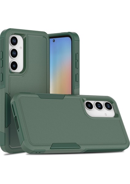 Samsung Galaxy A55 5g Pc+Tpu 2'si 1 Arada Darbeye Dayanıklı Koruyucu Telefon Kapağı (Yurt Dışından)